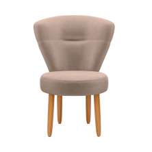 Conjunto 6 Cadeiras Decor para Sala de Jantar Maquiagem Recepção Tecido Veludo Pés de Madeira