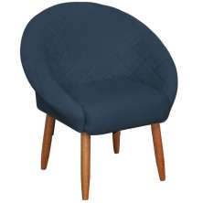 Poltrona Decorativa Moderna para Sala de Estar Recepção Reforçada MOBLAN decor