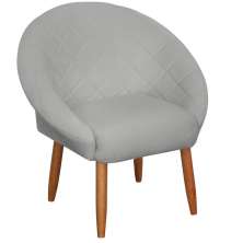 Poltrona Decorativa Moderna para Sala de Estar Recepção Reforçada MOBLAN decor