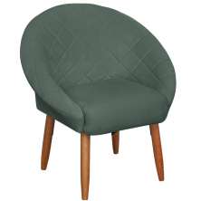 Poltrona Decorativa Moderna para Sala de Estar Recepção Reforçada MOBLAN decor