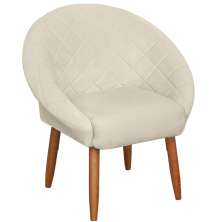 Poltrona Decorativa Moderna para Sala de Estar Recepção Reforçada MOBLAN decor