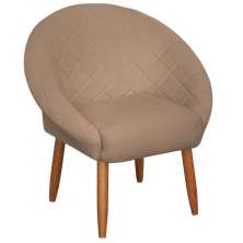 Poltrona Decorativa Moderna para Sala de Estar Recepção Reforçada MOBLAN decor