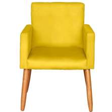 Poltrona Resistente para Recepção Confortável Escritório MOBLAN decor