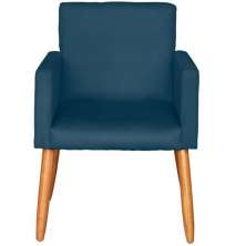 Poltrona Resistente para Recepção Confortável Escritório MOBLAN decor