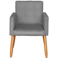 Poltrona Resistente para Recepção Confortável Escritório MOBLAN decor