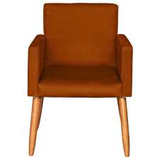 Poltrona Resistente para Recepção Confortável Escritório MOBLAN decor