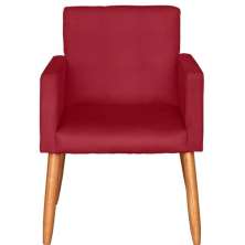 Poltrona Resistente para Recepção Confortável Escritório MOBLAN decor