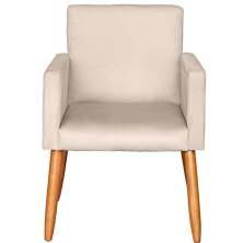 Poltrona Resistente para Recepção Confortável Escritório MOBLAN decor