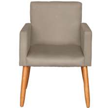 Poltrona Resistente para Recepção Confortável Escritório MOBLAN decor
