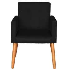 Poltrona Resistente para Recepção Confortável Escritório MOBLAN decor