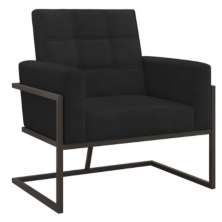 Poltrona com Base de Ferro Reforçada para Recepção MOBLAN decor