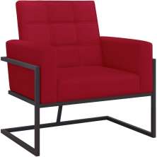 Poltrona com Base de Ferro para Clínica Corino Resistente MOBLAN decor