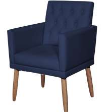 Poltrona para Clínica Resistente Recepção Corino Sala de Estar MOBLAN decor