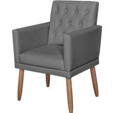 Poltrona para Clínica Resistente Recepção Corino Sala de Estar MOBLAN decor