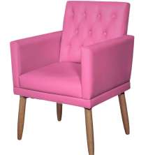 Poltrona para Clínica Resistente Recepção Corino Sala de Estar MOBLAN decor
