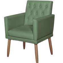 Poltrona para Clínica Resistente Recepção Corino Sala de Estar MOBLAN decor