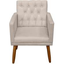 Poltrona para Clínica Resistente Recepção Sala de Estar MOBLAN decor