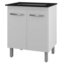 Balcao Para Cooktop 4 Bocas Jade Mobbs cor:Branco