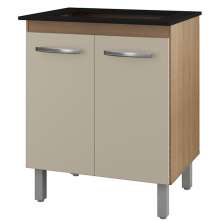 Balcao Para Cooktop 5 Bocas Jade Savana Off White Mobbs