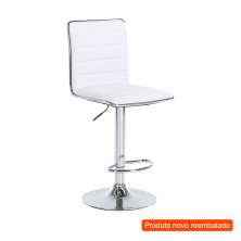 [OUTLET] Banqueta Giratória Marilyn Branca