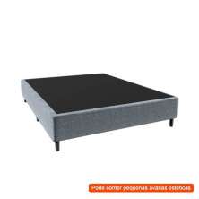 [OUTLET] Base para Cama Box Casal Celine (40x138x188) Cinza