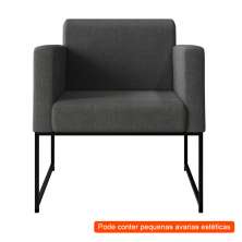 [OUTLET] Poltrona Sara Cinza