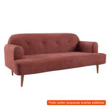 [OUTLET] Sofá 2 Lugares Kiev Velosuede Telha 165 cm