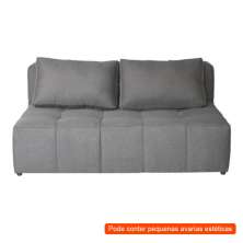 [OUTLET] Sofá 2 Lugares Modular Soho Linho Cinza