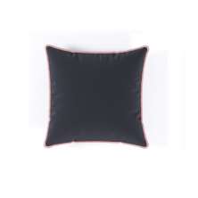 Almofada Decorativa Quadrada Candy 45x45 Suede Grafite e Rosa