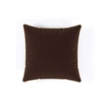 Almofada Decorativa Quadrada Candy 45x45 Suede Marrom e Bege