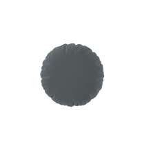 Almofada Decorativa Redonda Candy 45x45 Linho Grafite