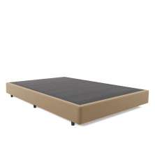 Base para Cama Box Casal Desmontável Torvi (35x138x188) Suede Bege