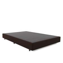 Base para Cama Box Casal Desmontável Torvi (35x138x188) Suede Marrom