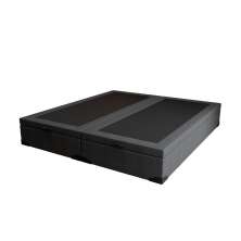 Base para Cama Box Queen Martin Premium com Baú Linho (47x158x198 cm) Grafite
