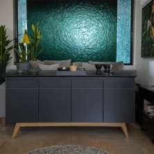 Buffet Atena 4 PT Preto