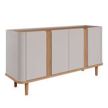 Buffet Eva 4 PT Off White e Nature