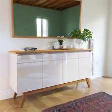 Buffet Gaia 4 PT Off White e Nature