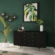 Buffet Maty 4 GV 2 PT Preto