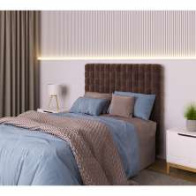 Cabeceira Casal Bill Velosuede Marrom