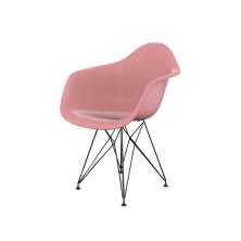 Cadeira Eames Arm Eiffel Rosa e Preta