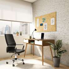 Cadeira de Escritório Diretor Giratória Beyond Office Preta