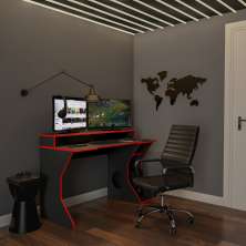 Cadeira de Escritório Diretor Giratória Entirely Office Preta