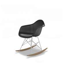 Cadeiras Eames Arm Balanço Preta