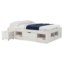 Cama Queen Kiara Madeira Maciça Branca