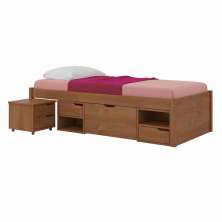 Cama Solteiro Kiara Madeira Maci