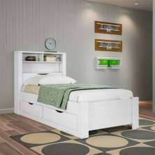 Cama de Solteiro Quinn 2 GV Branca