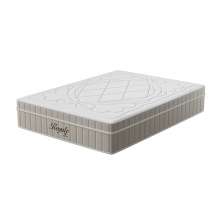 Colchão Casal Royale Molas Ensacadas (34x138x188) Branco e Bege
