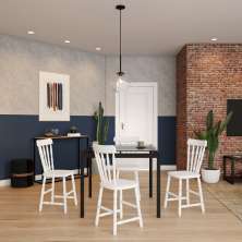 Conjunto 2 Cadeiras de Cozinha Baytown Branca