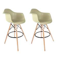 Conjunto com 2 Banquetas Arm Bege