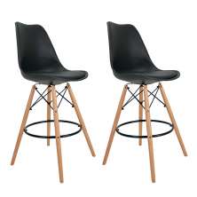 Conjunto com 2 Banquetas Saar Preto
